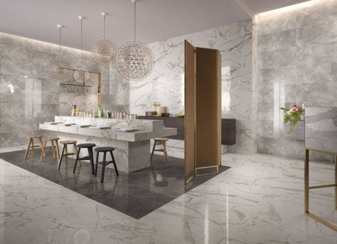 Италон Шарм Эво Статуарио Люкс / Italon Charme Evo Statuario Lux 44x88