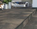 Клинкерная ступень угловая с капиносом Paradyz SCANDIANO brown 33x33