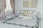 Керамогранит AXIMA ROME АКСИМА Рим серый декор-2 45x45