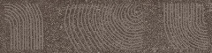 Керама Марацци / Kerama Marazzi KMB2TGL007BR РУССИЛЬОН Бордюр коричневый темный матовый обрезной 30x7,2