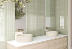 Плитка EQUIPE COSTA NOVA ONDA Tansy Green Glossy 5x20