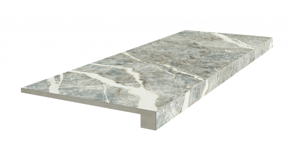 Керамогранит Колизеум УФФИЦИ ГРЭЙ СТУПЕНЬ Фронт 33x90