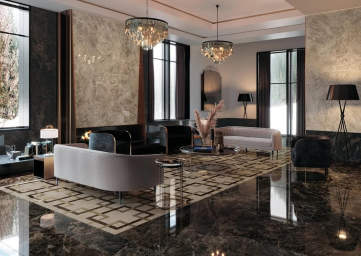 Керамогранит Atlas Concorde Victory Dark Lap / Атлас Конкорд Виктори Дарк Лап 59x59