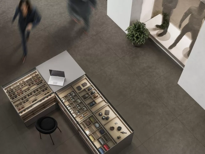 Керама Марацци / Kerama Marazzi ПРО ЧЕМЕНТО DD641820R\6BT ПЛИНТУС коричневый темный матовый 9,5x60
