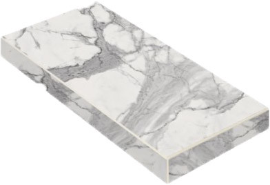 Италон Шарм Эво Статуарио Ступень Угловая / Italon Charme Evo Statuario Scale Angle 33x80