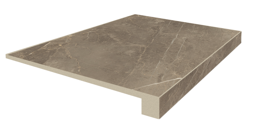 Керамогранит Колизеум ПОРТОФИНО СЕРЫЙ СТУПЕНЬ Фронт 33x90