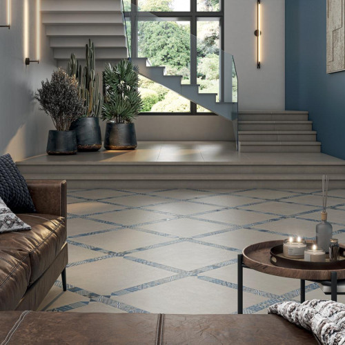 Керамогранит Керама Марацци Kerama Marazzi SG648200R\GCF ОНДА СТУПЕНЬ серый светлый матовый обрезной 33x60