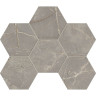 Керамогранит Estima Bernini Эстима Бернини Мозаика BR03 Hexagon Полир. 25x28,5