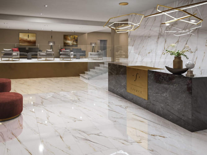 Керама Марацци / Kerama Marazzi SG592022R МОНТЕ ТИБЕРИО бежевый лаппатированный обрезной 119,5x238,5