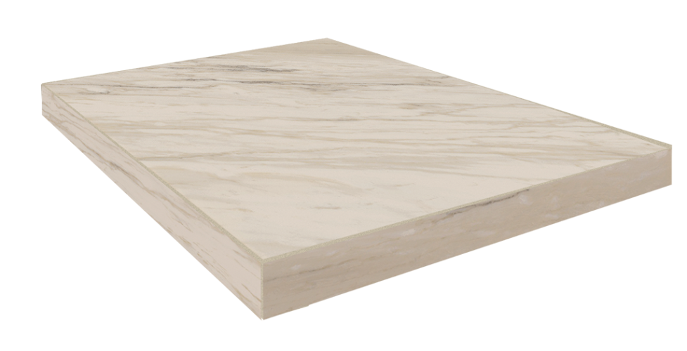 Керамогранит Колизеум ПОРТОФИНО БЕЛЫЙ СТУПЕНЬ Угл. ПРАВ 33x90