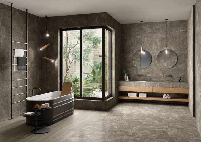Италон Рум Стоун Грэй Пат / Italon Room Stone Grey Cer 60x60