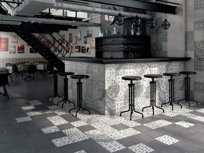 Керамогранит Kerama Marazzi КОЛЛИАНО SG913200N черный 30x30