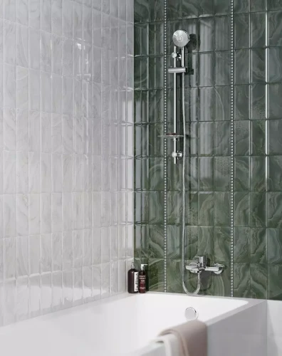 Керамическая плитка Керама Марацци / Kerama Marazzi 19075 СЕТТИНЬЯНО белый грань глянцевый 9,9x20