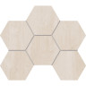Керамогранит Estima Soft Wood Эстима Софт Вуд SF01 Мозаика Hexagon Неполир. 25x28,5
