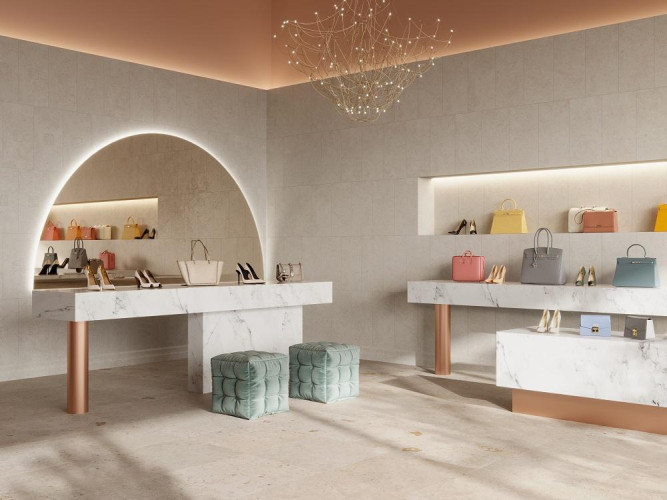 Керамогранит Керама Марацци / Kerama Marazzi DD205520R\3BT ПРО ЛАЙМСТОУН плинтус бежевый обрезной 9,5x60