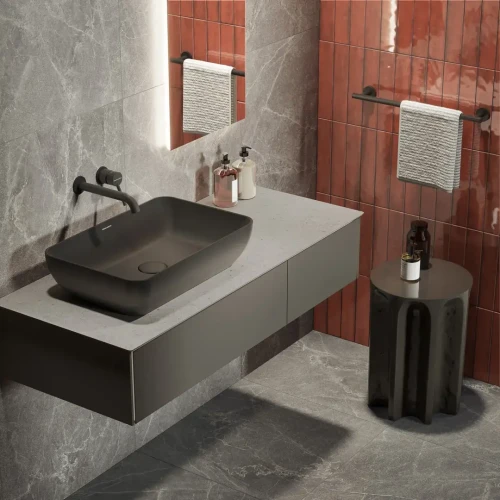 Керама Марацци / Kerama Marazzi KM6012G0821R ЭСТЕРЕЛЬ серый матовый обрезной 60x119,5
