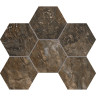 Керамогранит Estima Bernini Эстима Бернини Мозаика BR04 Hexagon Неполир. 25x28,5