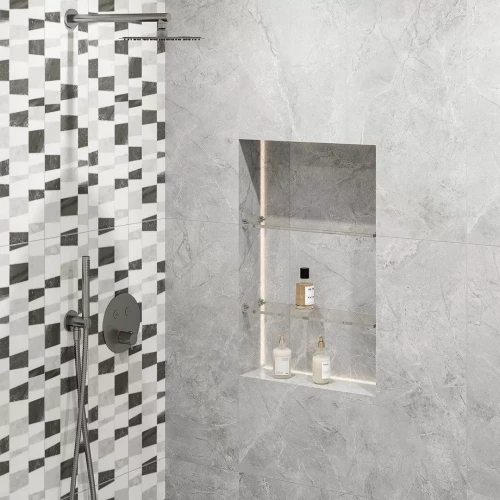 Керама Марацци / Kerama Marazzi SG597220R МОНТЕ ТИБЕРИО серый матовый обрезной 119,5x238,5