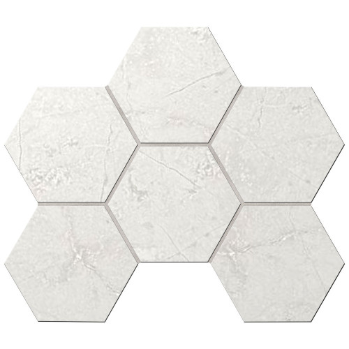 Мозаика Аметис Мармулла Грэй / Ametis Marmulla Grey MA01 Hexagon Непол. 25x28,5