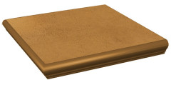 Клинкерная ступень угловая с капиносом Paradyz AQUARIUS brown 33x33