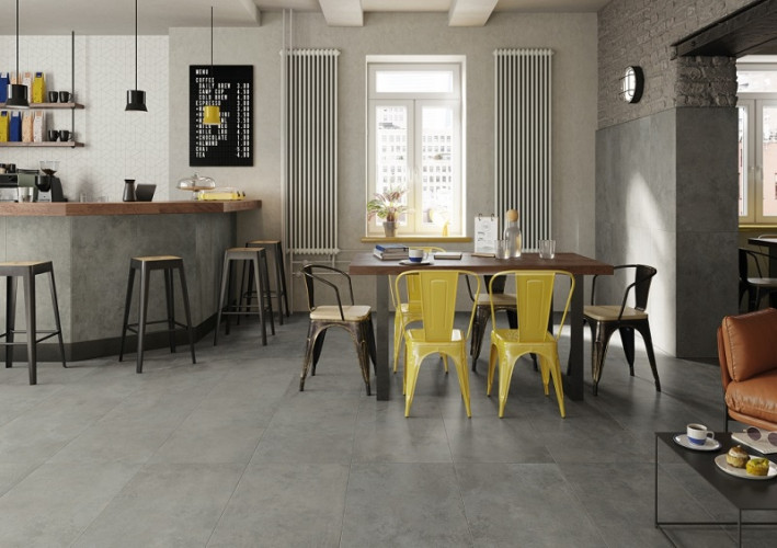 Керамогранит Колизеум МАЛЬПЕНСА БЛЭК 45x90