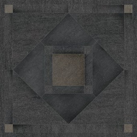 Керамогранит Kerama Marazzi DL842000R-D БАЗАЛЬТО Декор обрезной 80x80