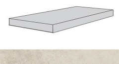 Керамогранит Atlas Concorde Drift White Scalino Angolare DX / Атлас Конкорд Дрифт Вайт Ступень угловая правая 33х160