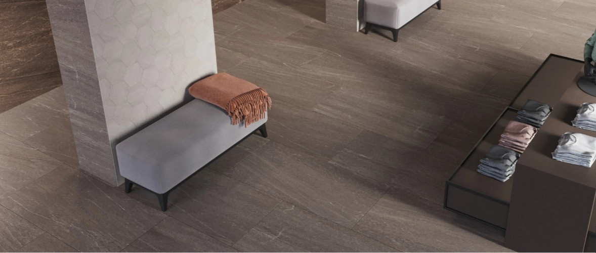 Керамогранит Estima Gabbro Эстима Габбро Мозаика GB03 Hexagon Неполир. 25x28,5