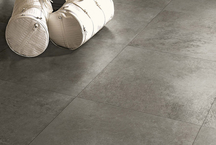 Керамогранит Atlas Concorde Drift Light Grey Scalino Angolare DX / Атлас Конкорд Дрифт Лайт Грей Ступень угловая правая 33х160