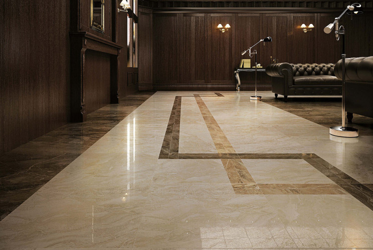 Керамогранит Atlas Concorde Privilege Avorio Bottone Lap / Атлас Конкорд Привиледж Аворио Вставка Лап 7,2x7,2