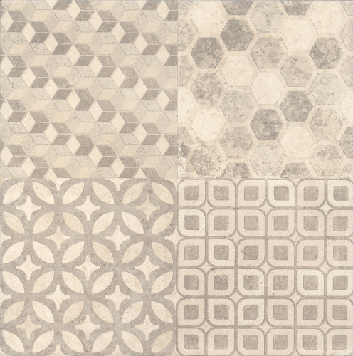 Керамогранит Kerama Marazzi Саттон SG150800N орнамент беж 40x40