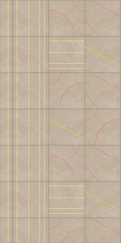 Керама Марацци / Kerama Marazzi SBD054-SG9355 МАТРИКС декор беж светлый 30x30