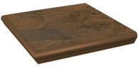 Клинкерная ступень угловая с капиносом Paradyz SEMIR beige 33x33