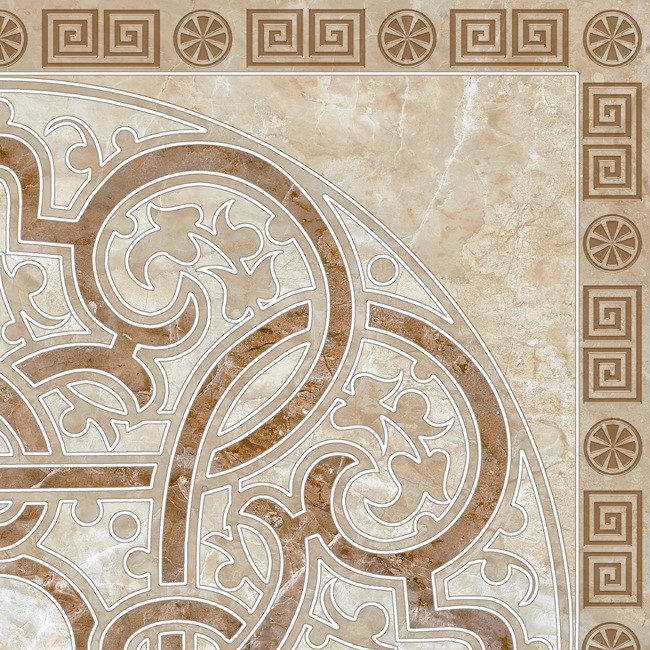 Нефрит-Керамика Плитка напольная 1-04-01-15-150 Гермес коричневый (угол ) 33х33