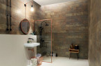 Керамическая плитка Tubadzin BRAVE rust STR MIX 14,8x44,8
