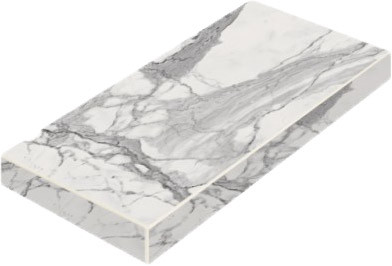 Италон Шарм Эво Статуарио Ступень Угловая / Italon Charme Evo Statuario Scale Angle 33x120