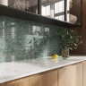 Керамическая плитка Керама Марацци / Kerama Marazzi MM13123T ЭВОРА декор мозаичный зеленый глянцевый 30x32