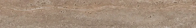 Керама Марацци / Kerama Marazzi KM6060G0891RBT6 ПРО ТРАВЕРТИН Плинтус коричневый светлый матовый обрезной 9,5x60