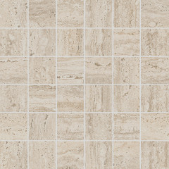 Керама Марацци / Kerama Marazzi KMD2MSA008GR ПРО ТРАВЕРТИН Декор мозаичный бежевый светлый матовый обрезной 30x30
