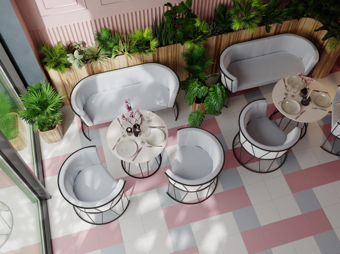 Керамогранит Керама Марацци / Kerama Marazzi SG924900N ГАРМОНИЯ розовый 30x30