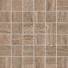 Керама Марацци / Kerama Marazzi KMD2MSA019GR ПРО ТРАВЕРТИН Декор мозаичный коричневый светлый матовый обрезной 30x30