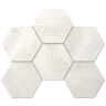 Мозаика Ametis Daintree Light Grey DA00 Hexagon Непол. 25x28,5